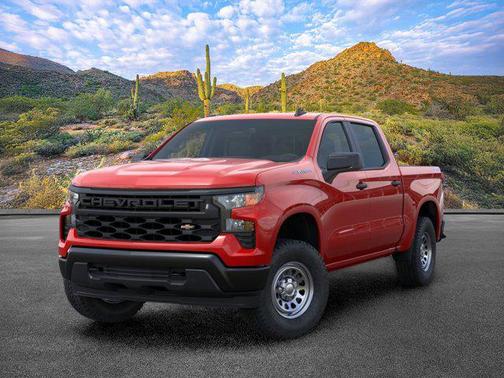 Red Hot 2026 Chevrolet Silverado 1500 WT