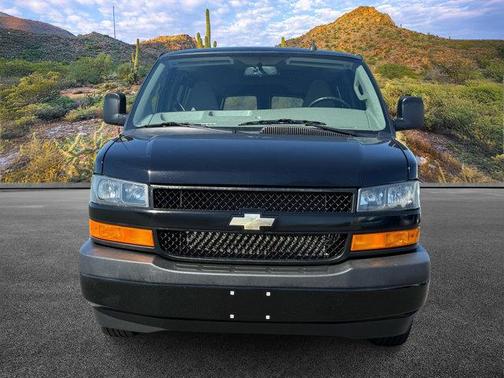 Black 2023 Chevrolet Express 3500 RWD 3500 Extended Wheelbase LS