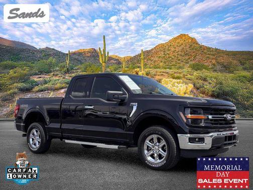 Agate Black Metallic 2025 Ford F-150 XLT