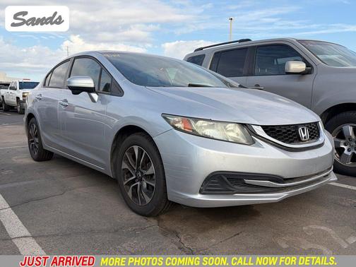 Alabaster Silver Metallic 2014 Honda Civic EX