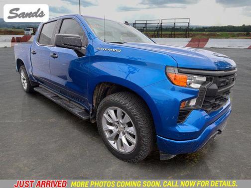 Glacier Blue Metallic 2022 Chevrolet Silverado 1500 Custom