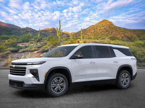 Polar White Tricoat 2026 Chevrolet Traverse LT