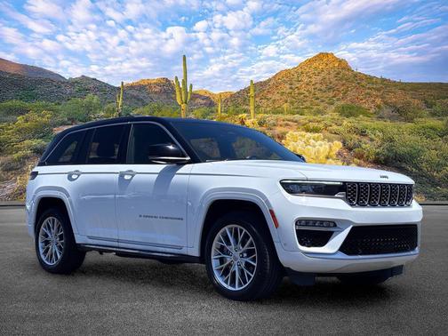 Bright White Clearcoat 2023 Jeep Grand Cherokee Summit