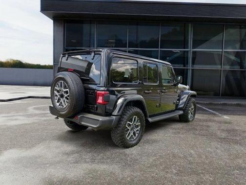 Black 2024 Jeep Wrangler Sahara