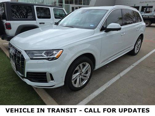 Glacier White Metallic 2023 Audi Q7 55 Premium Plus