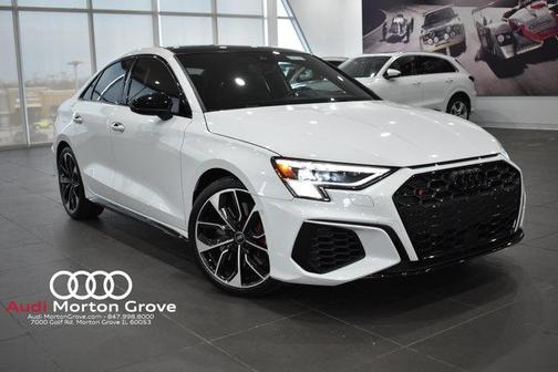 Glacier White Metallic 2023 Audi S3 Prestige TFSI quattro S tronic