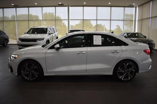 Glacier White Metallic 2023 Audi A3 Premium