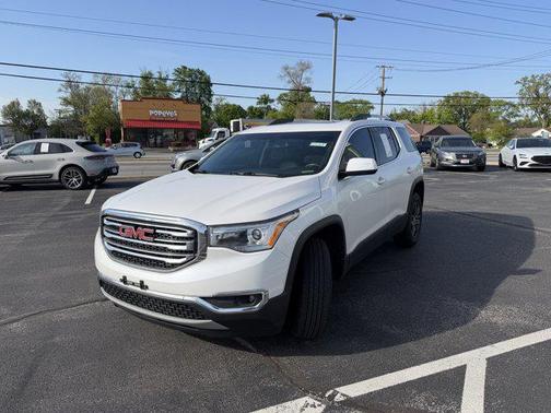 White Frost Tricoat 2017 GMC Acadia SLT-1
