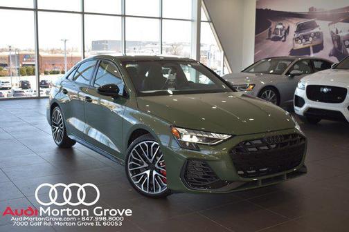 district green metallic 2026 Audi S3 TFSI quattro S tronic