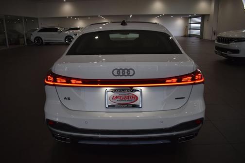 Arkona White 2025 Audi A5 Prestige TFSI quattro S tronic