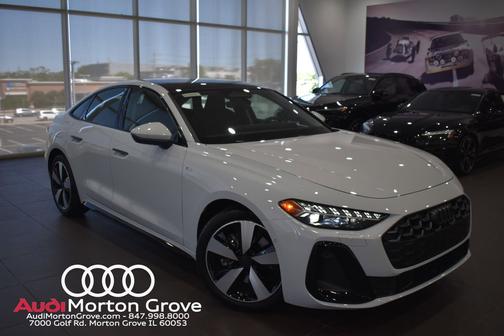 Glacier White Metallic 2026 Audi A5 Premium Plus TFSI quattro S tronic