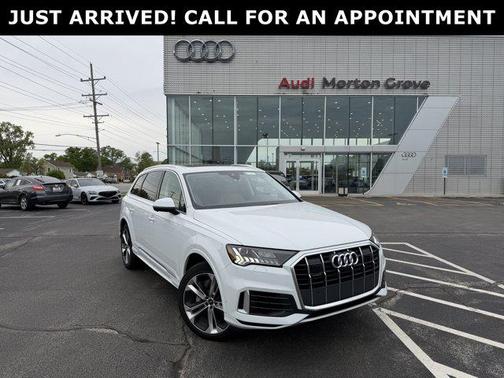 Glacier White Metallic 2023 Audi Q7 55 Premium Plus