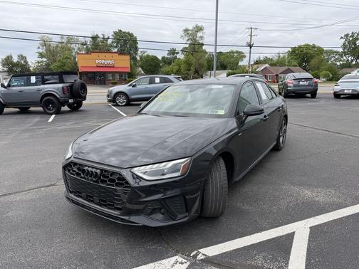 Mythos Black Metallic 2023 Audi A4 45 S line Premium Plus