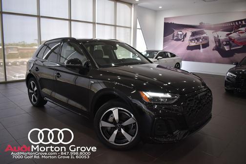 Mythos Black Metallic 2023 Audi Q5 45 S line Premium Plus