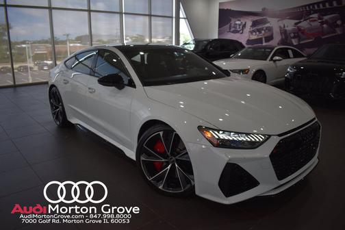 Glacier White Metallic 2022 Audi RS 7 4.0T