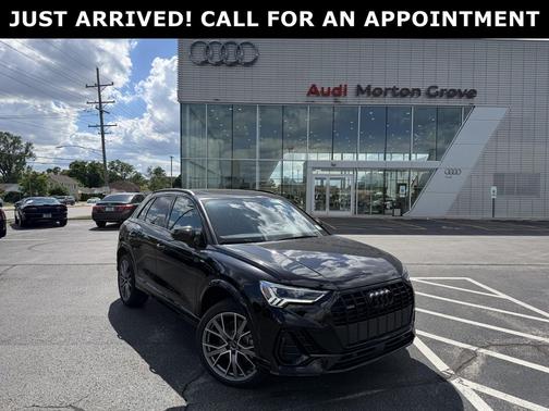 Mythos Black Metallic 2025 Audi Q3 45 S line Premium Plus