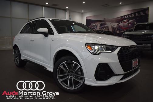 Arkona White 2025 Audi Q3 Premium 45 TFSI S line quattro Tiptronic