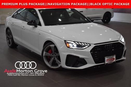 Glacier White Metallic 2023 Audi A4 45 S line Premium Plus