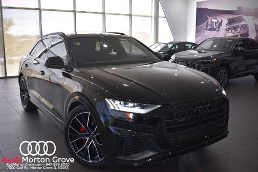 Mythos Black Metallic 2023 Audi Q8 55 Prestige