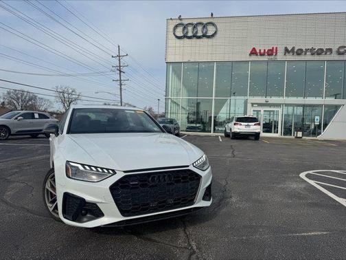 Glacier White Metallic 2023 Audi A4 45 S line Premium Plus