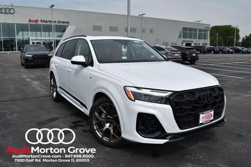 Glacier White Metallic 2026 Audi Q7 55 Premium Plus