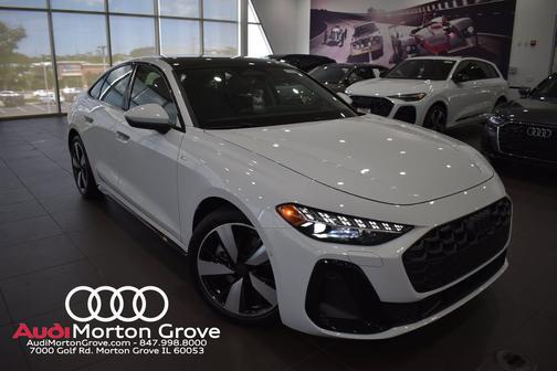 Glacier White Metallic 2026 Audi A5 Premium Plus TFSI quattro S tronic