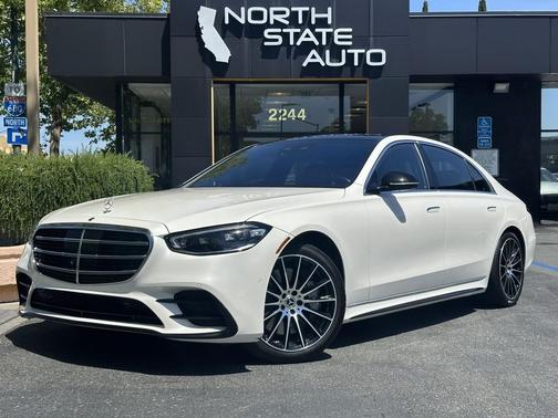 MANUFAKTUR Diamond White 2022 Mercedes-Benz S-Class 4MATIC