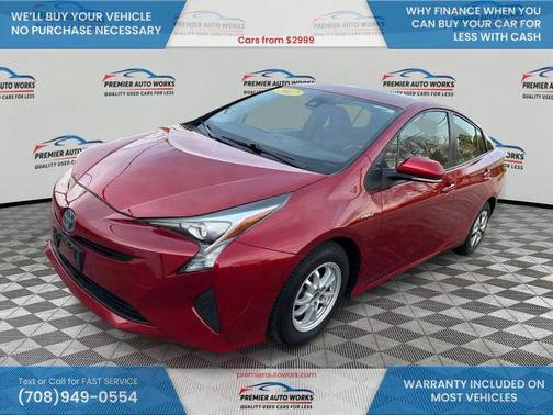Hypersonic Red 2017 Toyota Prius Two