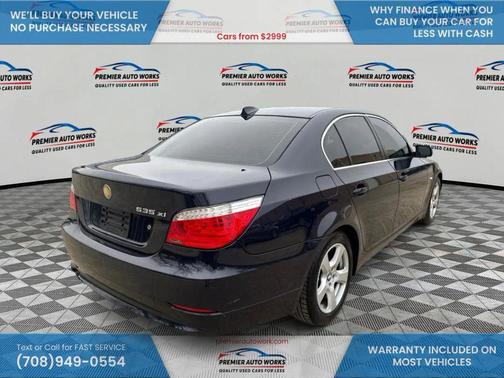 Blue 2008 BMW 535 535xi Sedan 4D