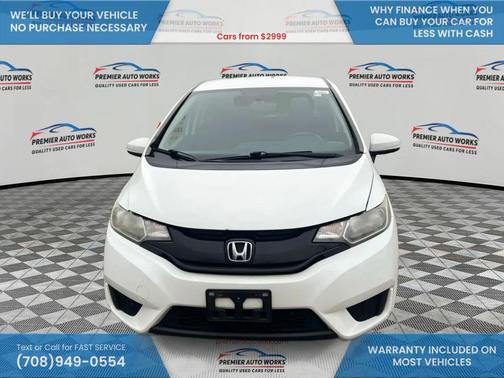 White Orchid Pearl 2016 Honda Fit LX