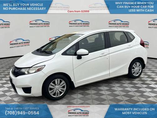 White Orchid Pearl 2016 Honda Fit LX