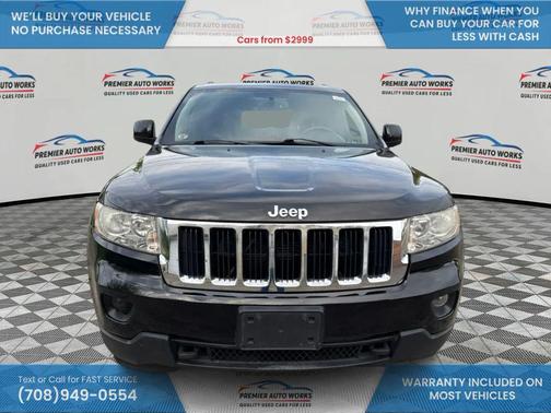 Brilliant Black Crystal Pearlcoat 2012 Jeep Grand Cherokee Laredo
