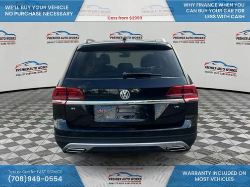 2018 Volkswagen Atlas SE w/Tech Pkg Sport Utility 4D