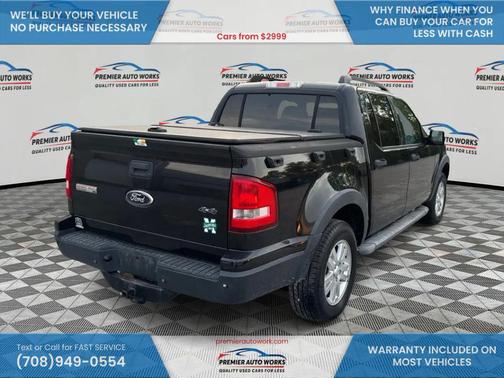 Black Clearcoat 2008 Ford Explorer Sport Trac XLT