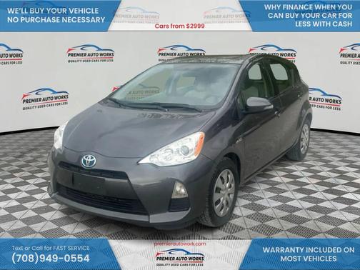 Magnetic Gray Metallic 2014 Toyota Prius c One