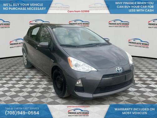 Magnetic Gray Metallic 2014 Toyota Prius c One