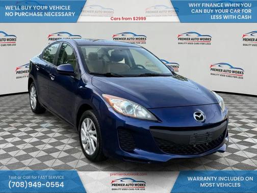 Blue 2012 Mazda Mazda3 i Touring