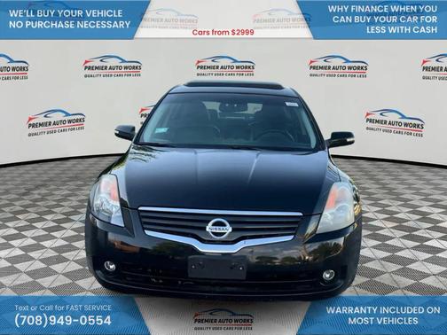 Black 2007 Nissan Altima 3.5 SE