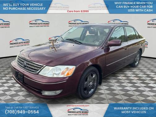 Red 2003 Toyota Avalon XLS