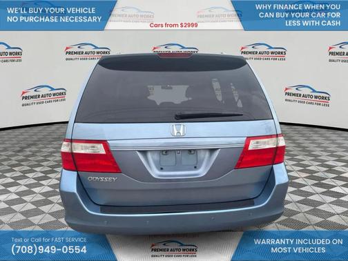 Blue 2007 Honda Odyssey EX-L