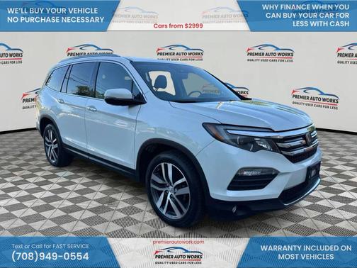 White 2016 Honda Pilot Elite