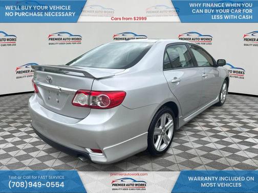 Classic Silver Metallic 2013 Toyota Corolla S