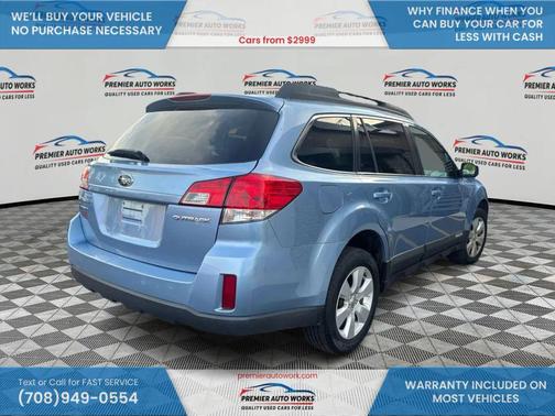 Sky Blue Metallic 2010 Subaru Outback 2.5 i Premium