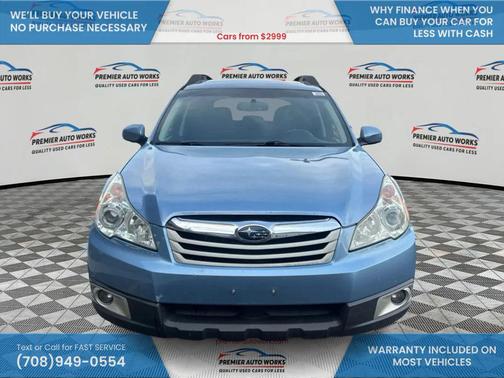 Sky Blue Metallic 2010 Subaru Outback 2.5 i Premium