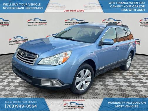 Sky Blue Metallic 2010 Subaru Outback 2.5 i Premium