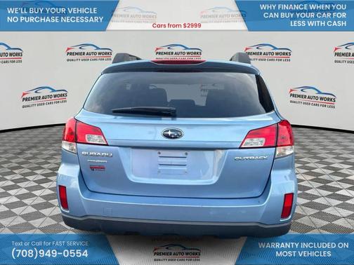 Sky Blue Metallic 2010 Subaru Outback 2.5 i Premium