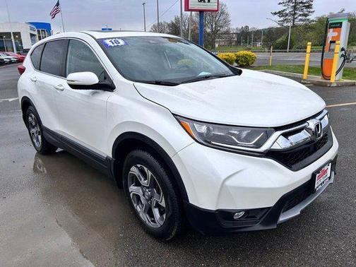 White Diamond Pearl 2018 Honda CR-V EX-L