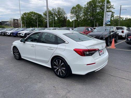 Platinum White Pearl 2023 Honda Civic EX