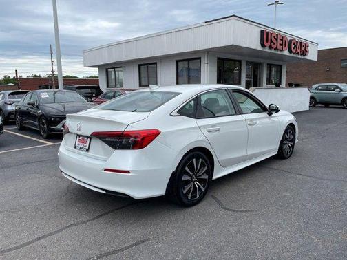 Platinum White Pearl 2023 Honda Civic EX