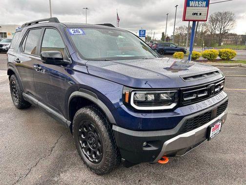 Obsidian Blue Pearl 2026 Honda Passport AWD TrailSport Blackout